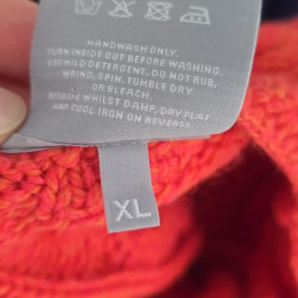 Aran Woolen Mills Cable Knit Cardigan‎‎‎ Merino Wool Size Xl - Picture 9 of 11